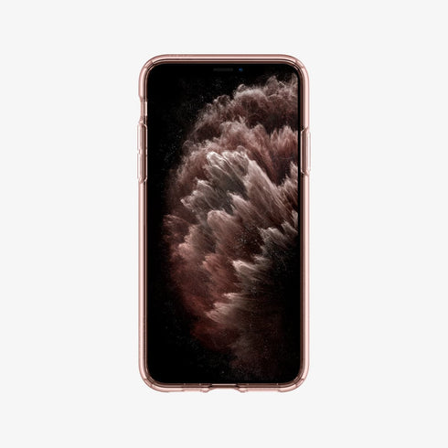 075CS27135 - iPhone 11 Pro Max Case Ultra Hybrid in crystal clear showing the back